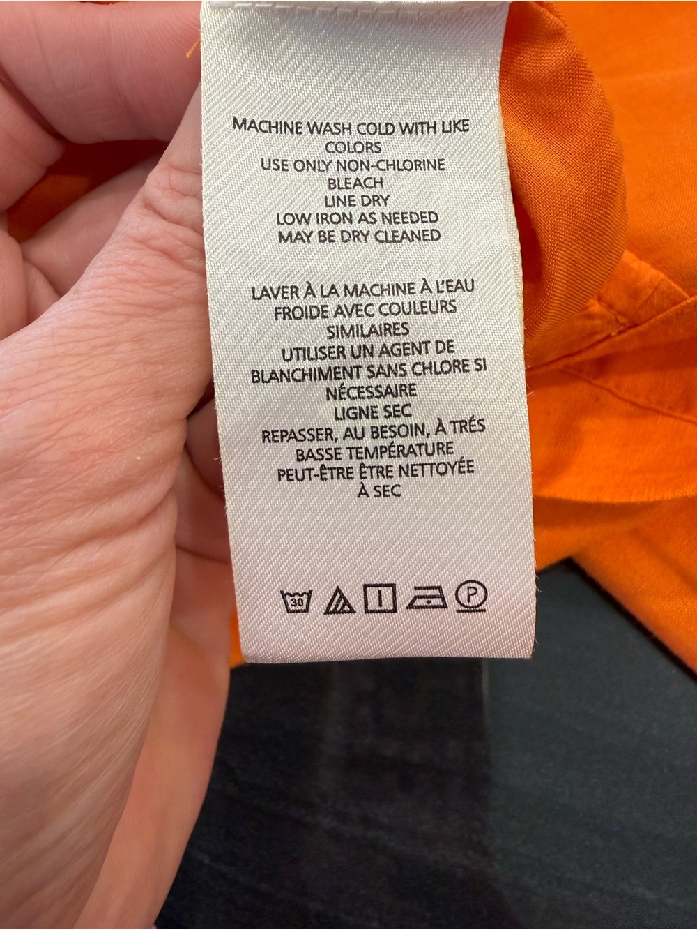 Anthropologie Bright Orange Button-Front Midi Dress - Picture 8 of 10